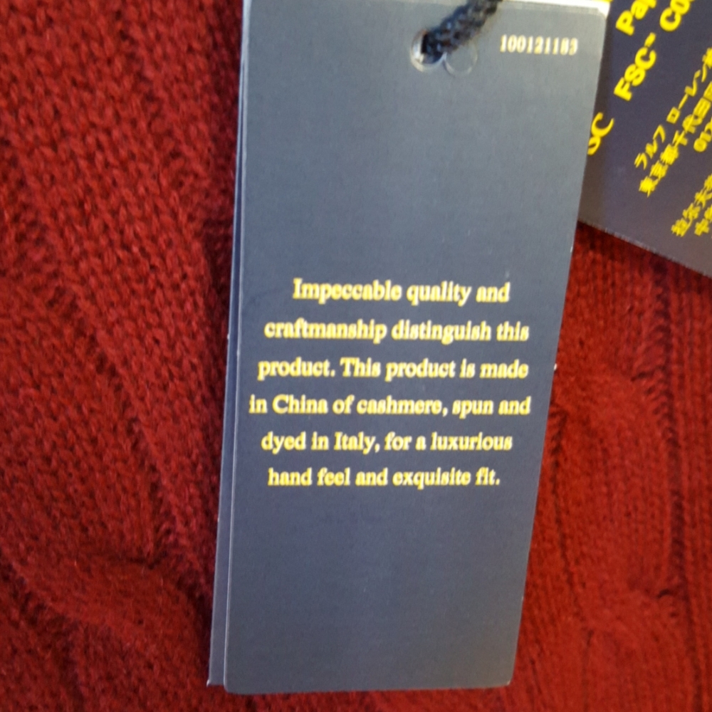 Ralph Lauren Polo Italian cashmere sweater - Picture 7 of 9